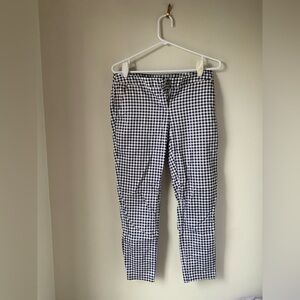 Amanda & Chelsea Black & White Checkered Emo Grunge Skinny